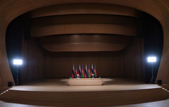Russian President Vladimir Putin visits Azerbaijan