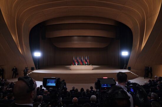 Russian President Vladimir Putin visits Azerbaijan