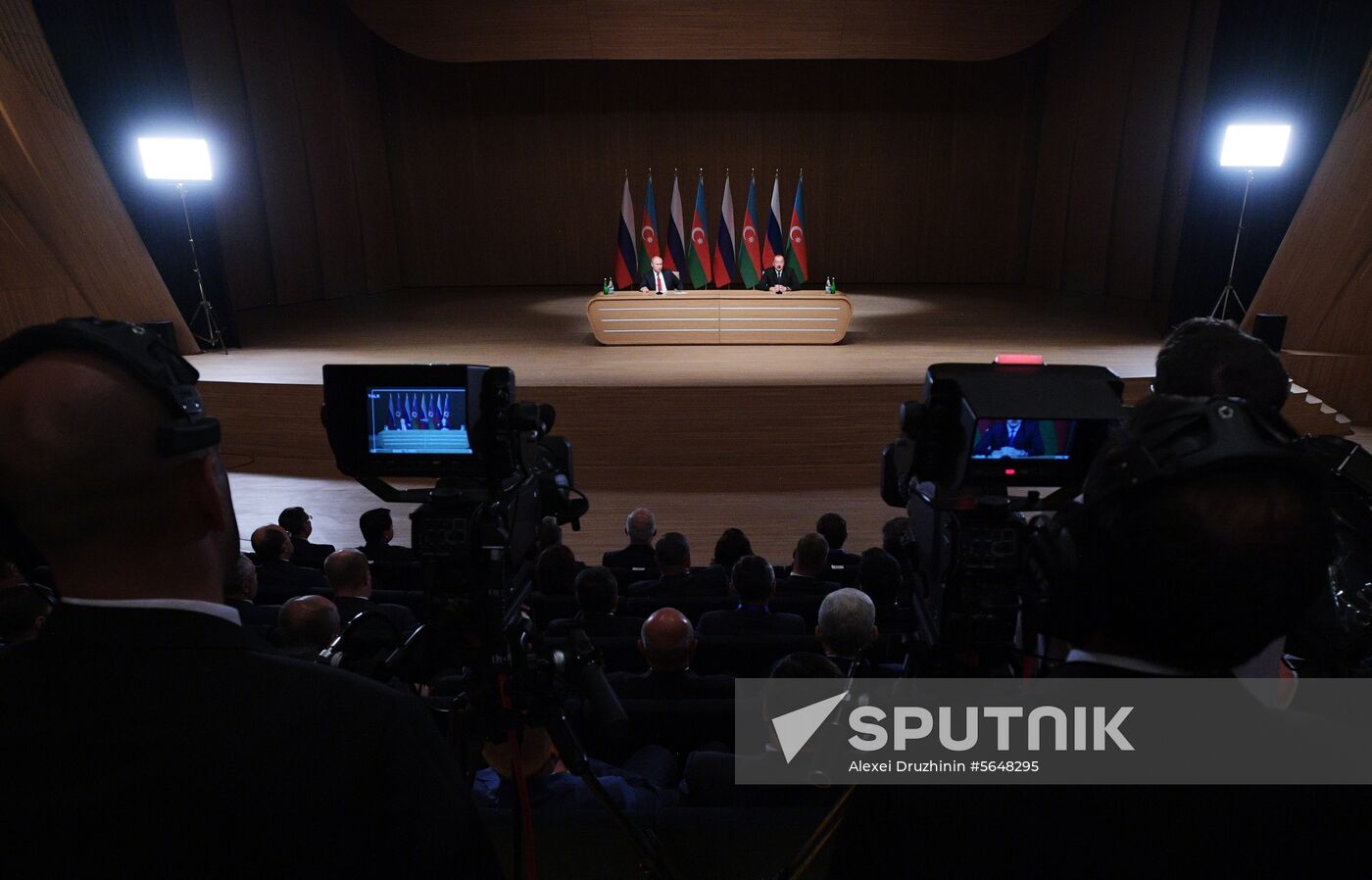 Russian President Vladimir Putin visits Azerbaijan