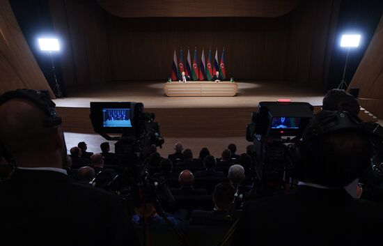 Russian President Vladimir Putin visits Azerbaijan
