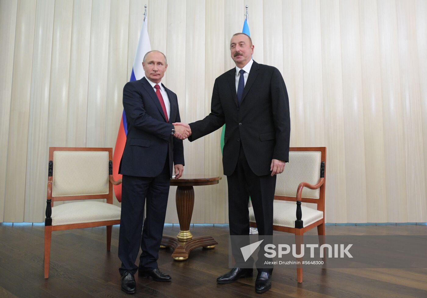 Russian President Vladimir Putin visits Azerbaijan