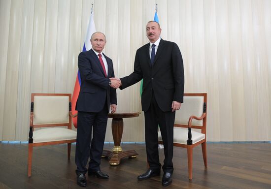 Russian President Vladimir Putin visits Azerbaijan