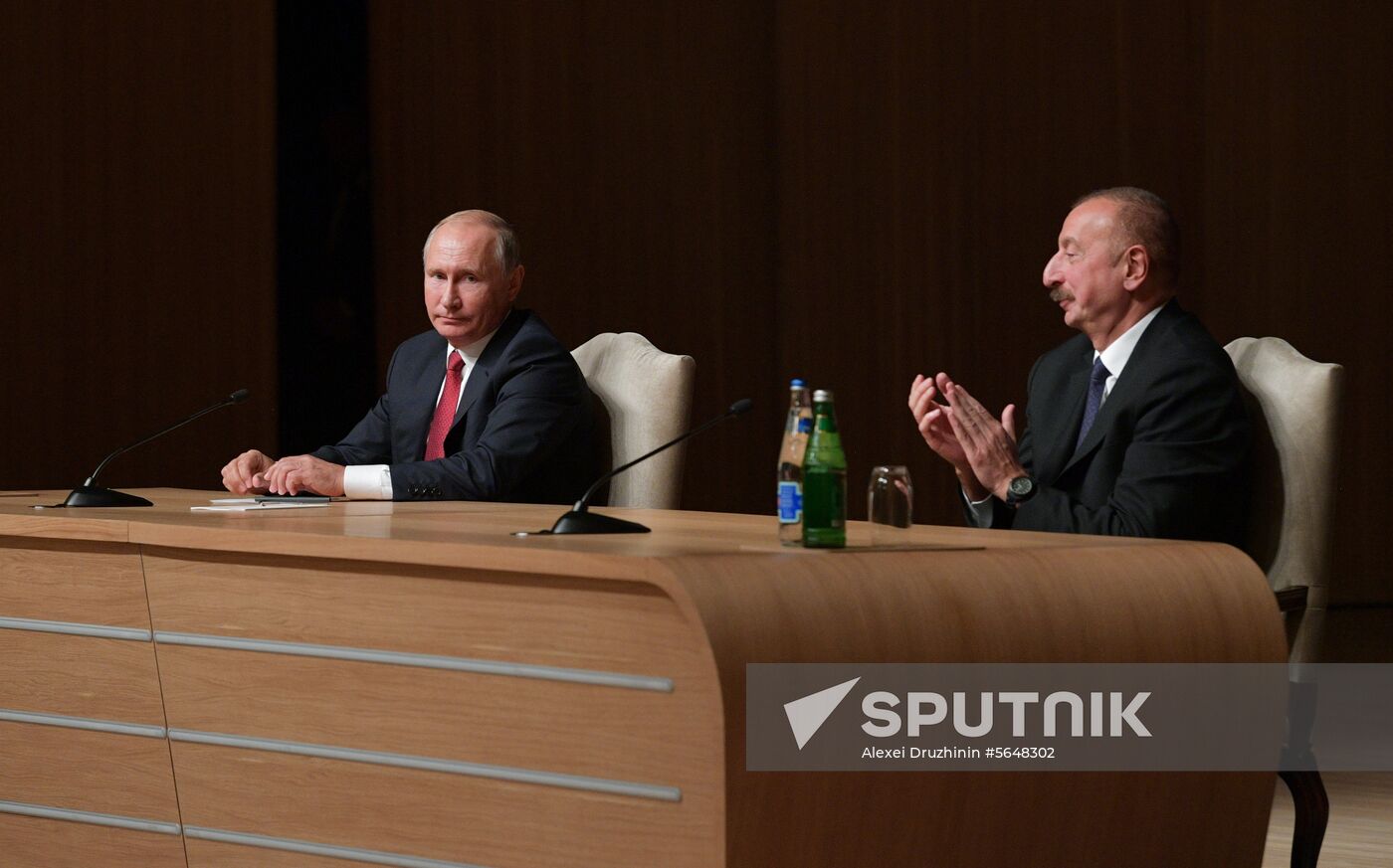 Russian President Vladimir Putin visits Azerbaijan