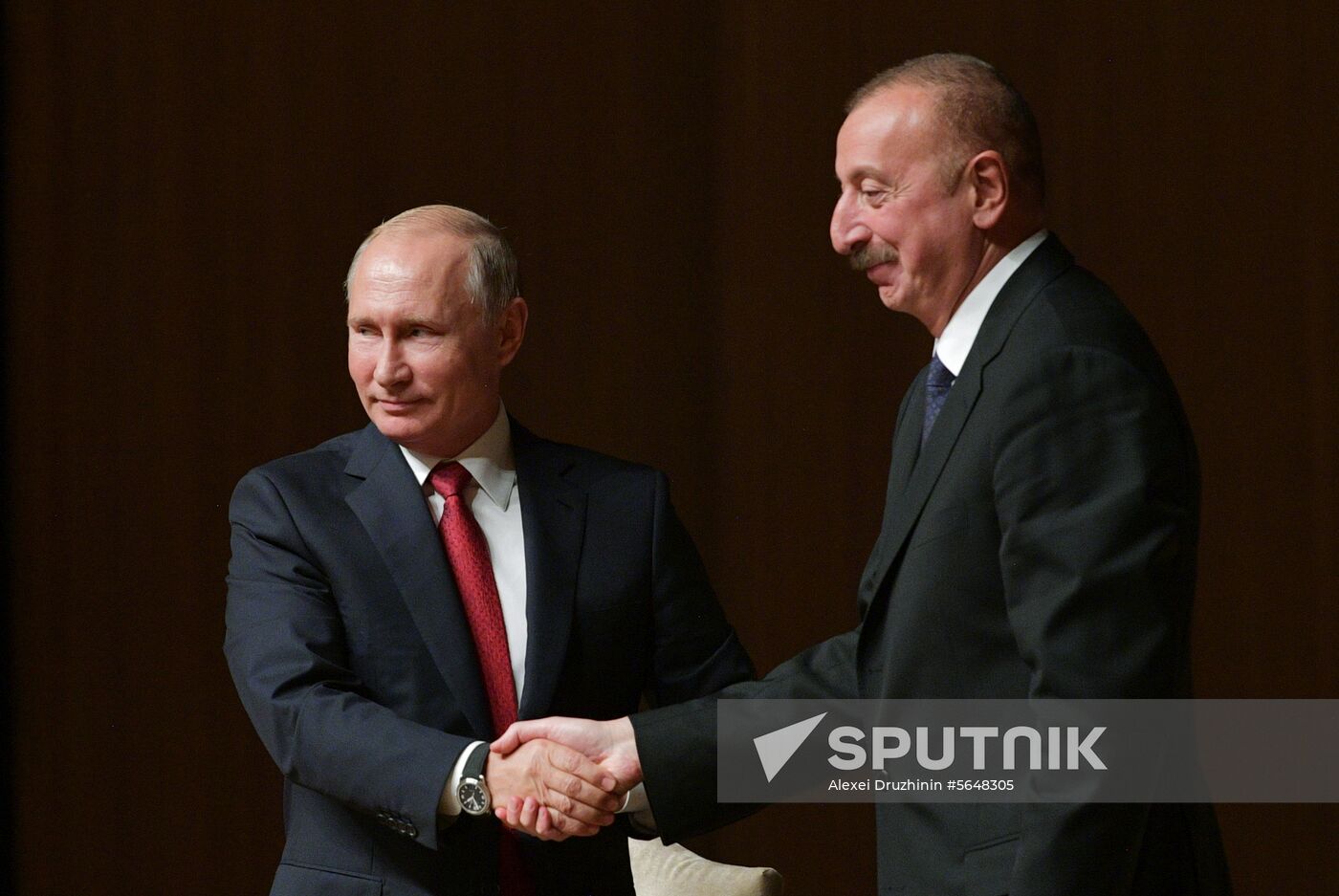 Russian President Vladimir Putin visits Azerbaijan