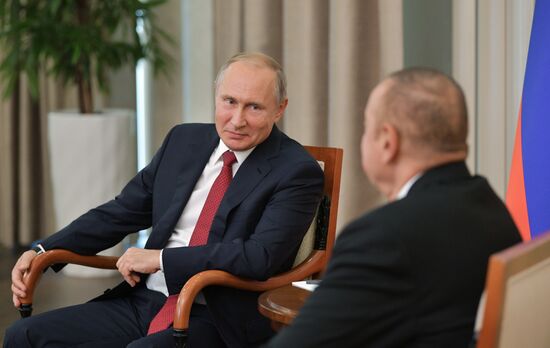 Russian President Vladimir Putin visits Azerbaijan