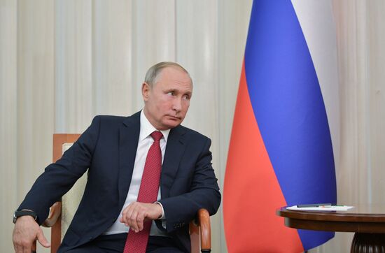 Russian President Vladimir Putin visits Azerbaijan