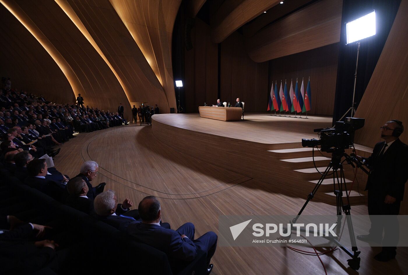 Russian President Vladimir Putin visits Azerbaijan