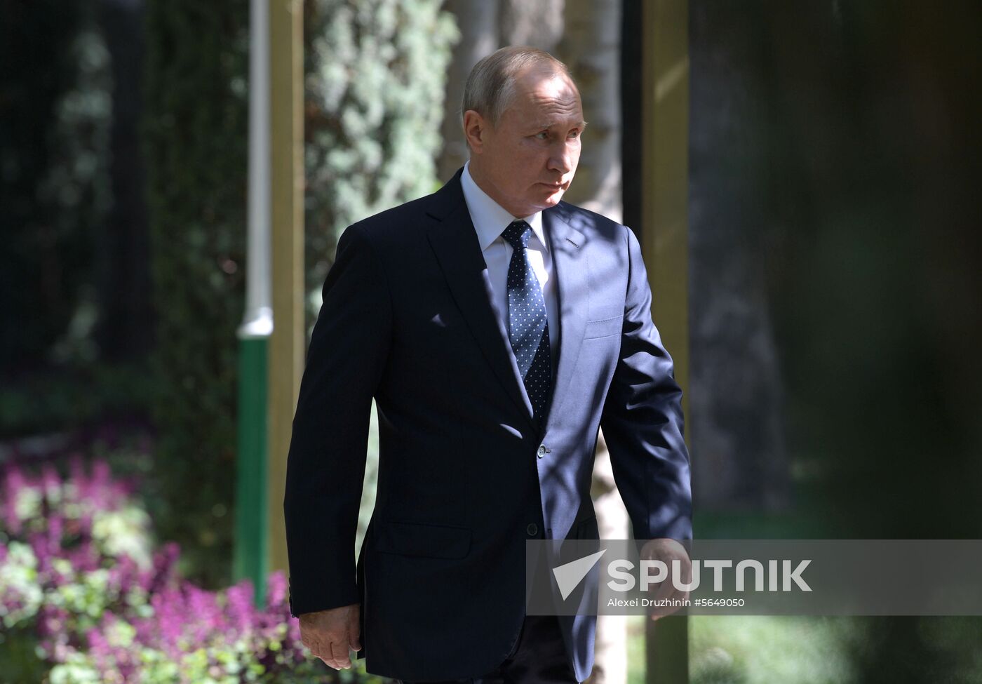 President Vladimir Putin attends CIS Heads of State Council meeting in Dushanbe