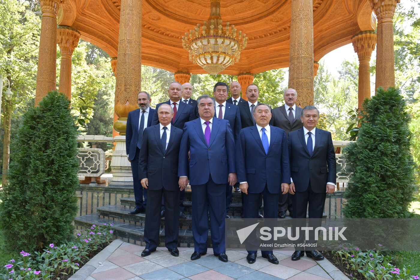 President Vladimir Putin attends CIS Heads of State Council meeting in Dushanbe