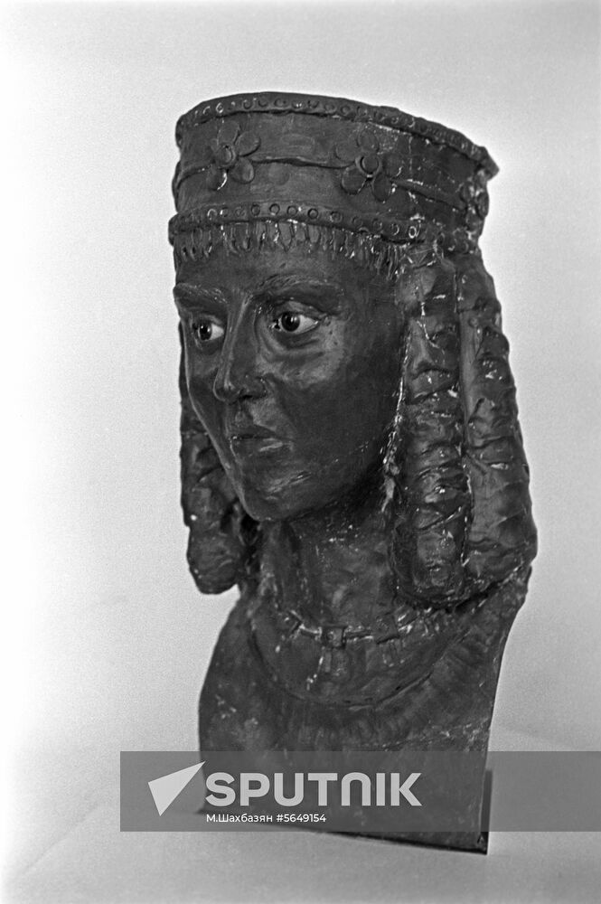 Sculptural portrait of Queen Keran of Cilician Armenia