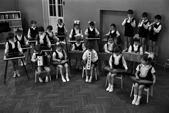 Music class at daycare