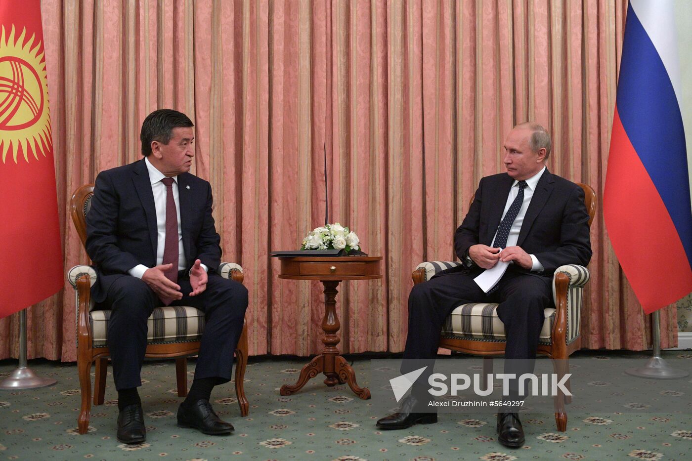President Vladimir Putin attends CIS Heads of State Council meeting in Dushanbe