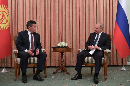 President Vladimir Putin attends CIS Heads of State Council meeting in Dushanbe