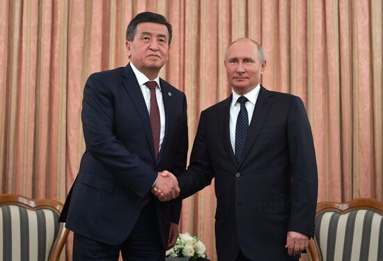 President Vladimir Putin attends CIS Heads of State Council meeting in Dushanbe