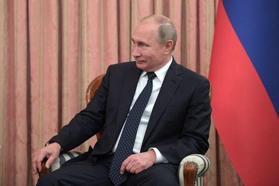 President Vladimir Putin attends CIS Heads of State Council meeting in Dushanbe