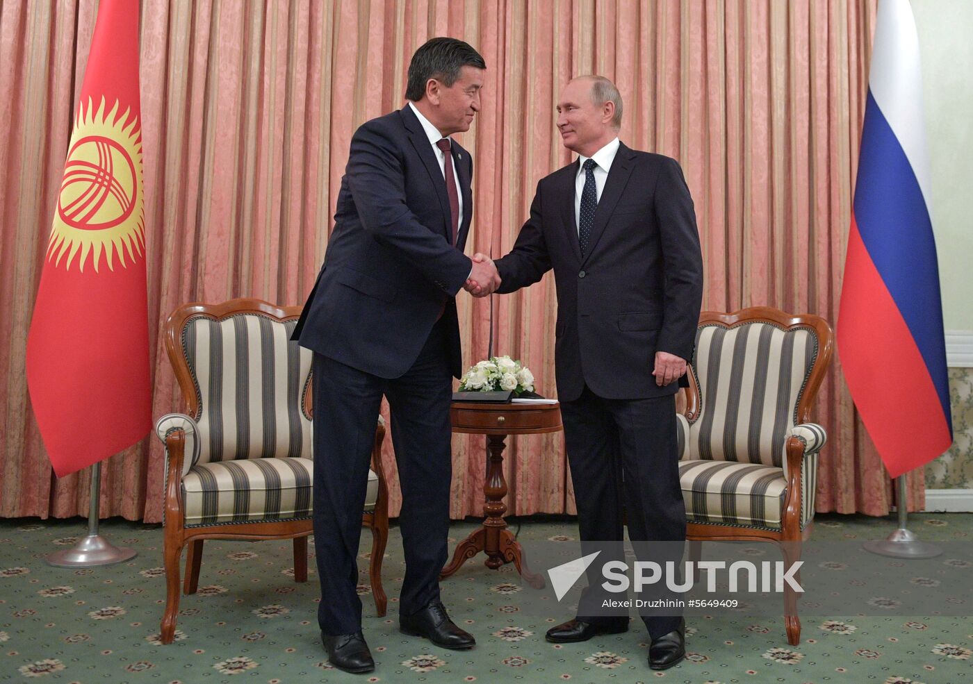 President Vladimir Putin attends CIS Heads of State Council meeting in Dushanbe