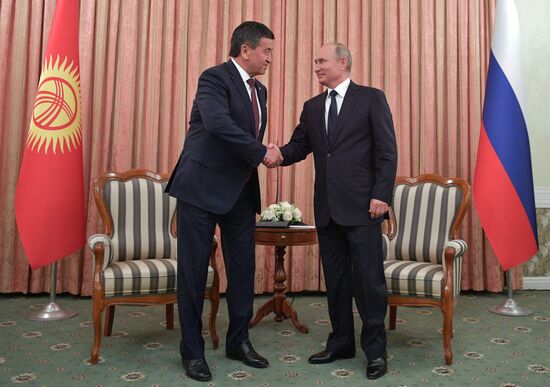 President Vladimir Putin attends CIS Heads of State Council meeting in Dushanbe