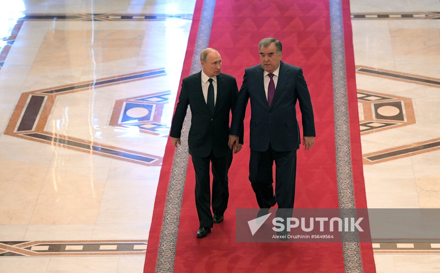 President Vladimir Putin attends CIS Heads of State Council meeting in Dushanbe