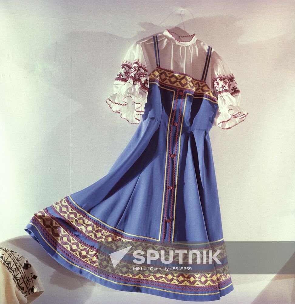 Russian folk costume
