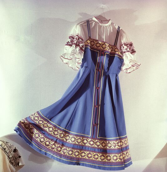 Russian folk costume