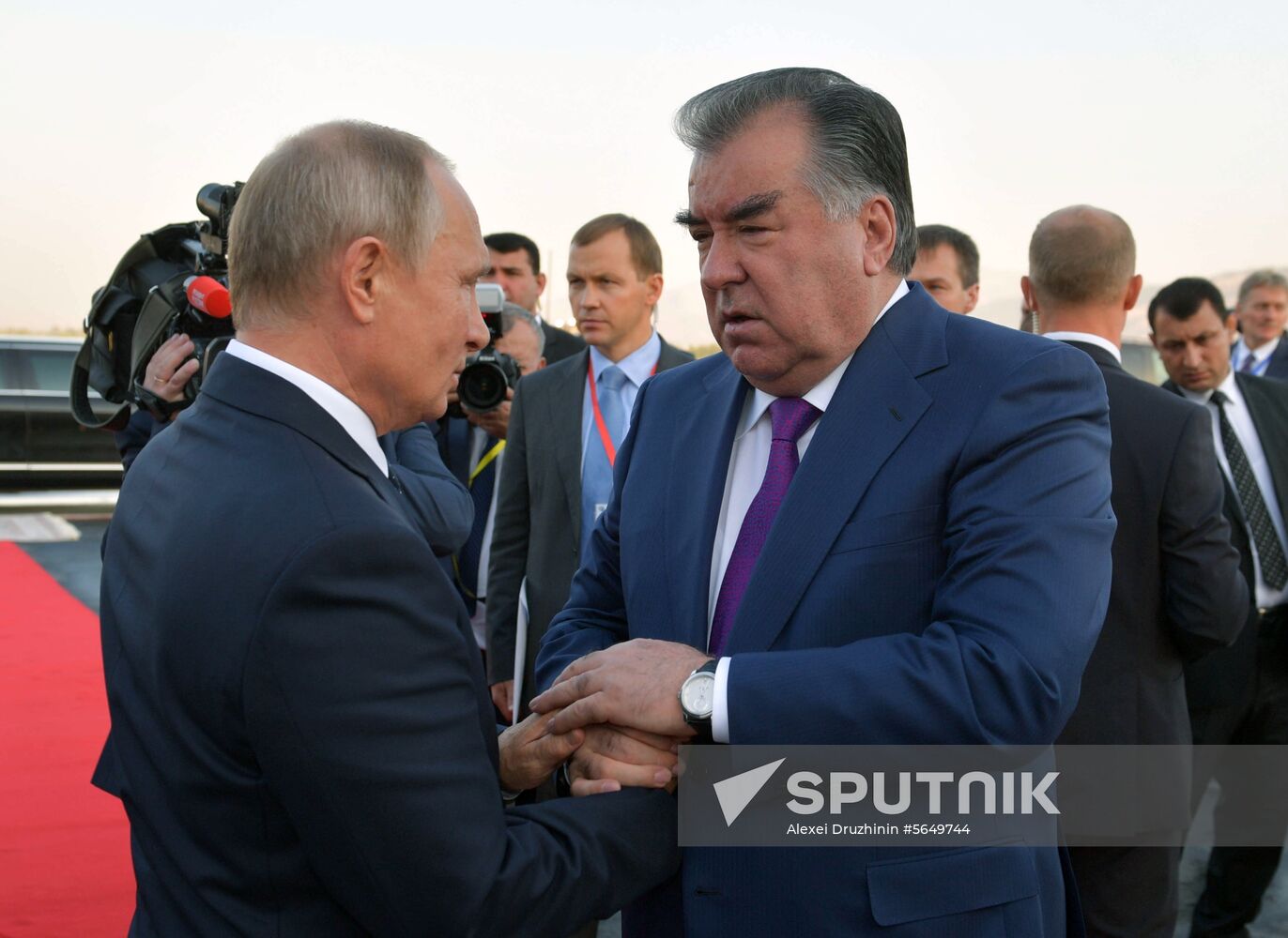 President Vladimir Putin attends CIS Heads of State Council meeting in Dushanbe