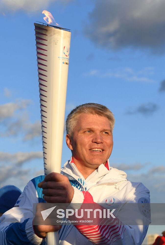 Russia Universiade Torch Relay