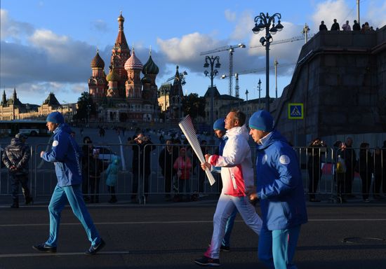 Russia Universiade Torch Relay