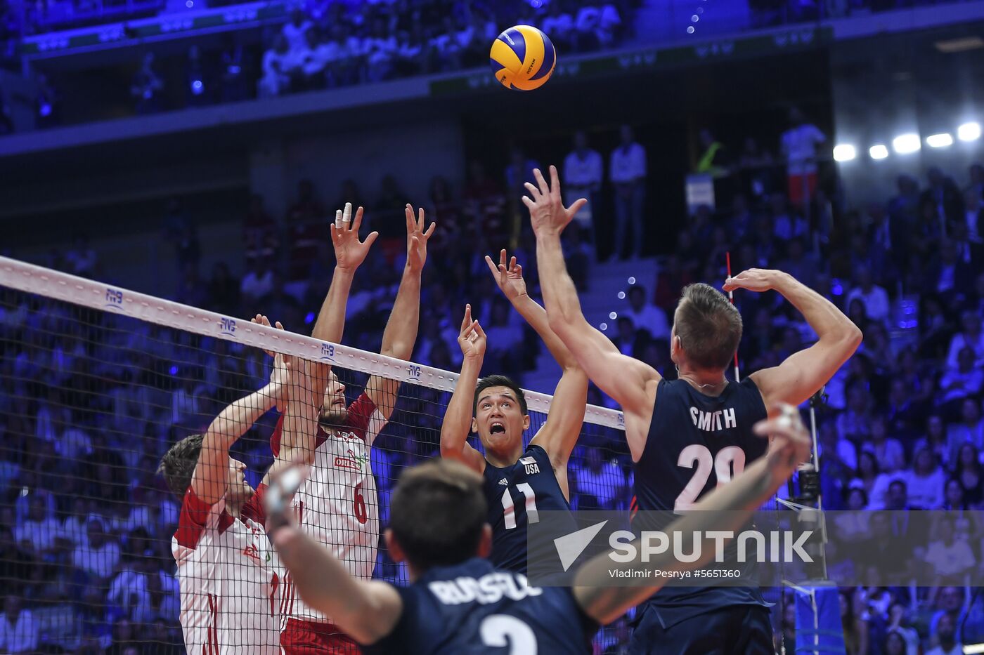 Italy Volleyball Worlds Poland - USA