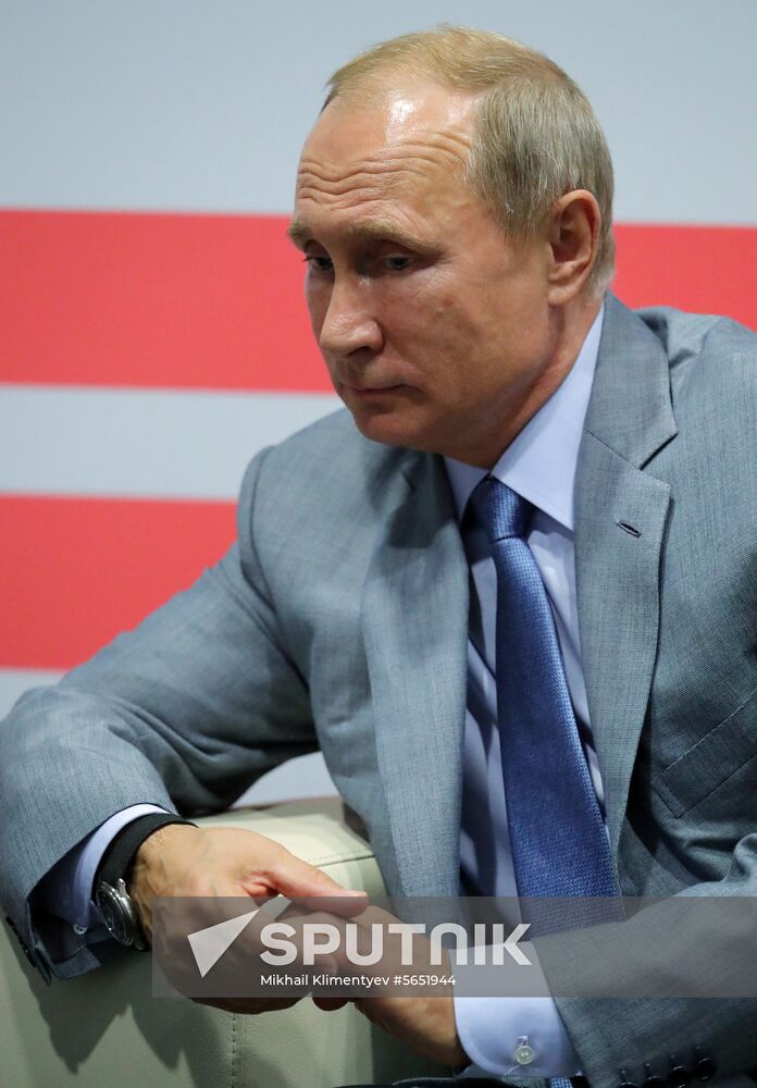President Vladimir Putin meets with President of Republika Srpska Milorad Dodik