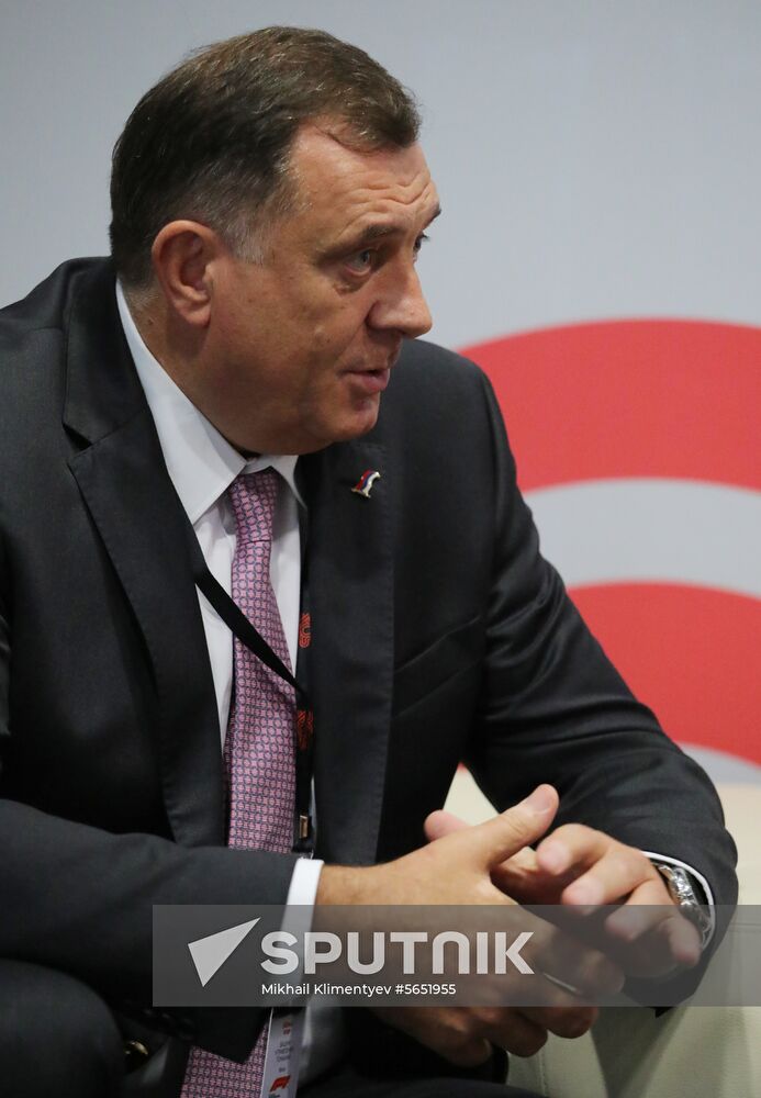 President Vladimir Putin meets with President of Republika Srpska Milorad Dodik