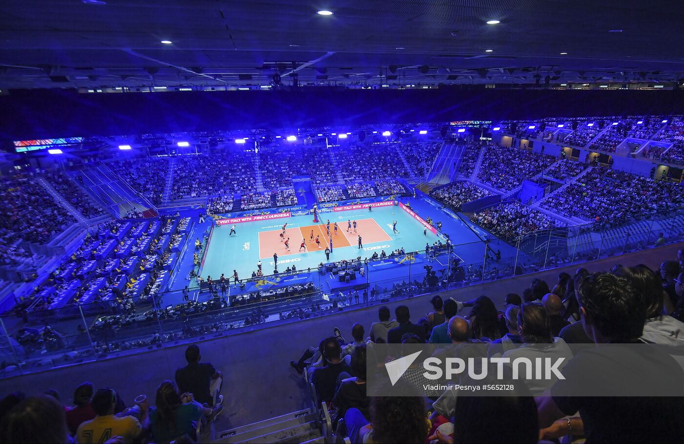 Italy Volleyball Worlds Serbia - USA