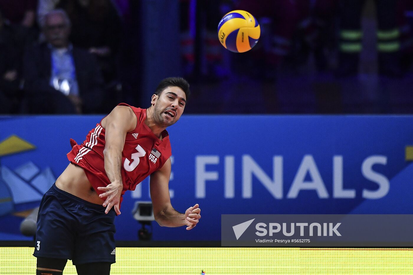 Italy Volleyball Worlds Serbia - USA