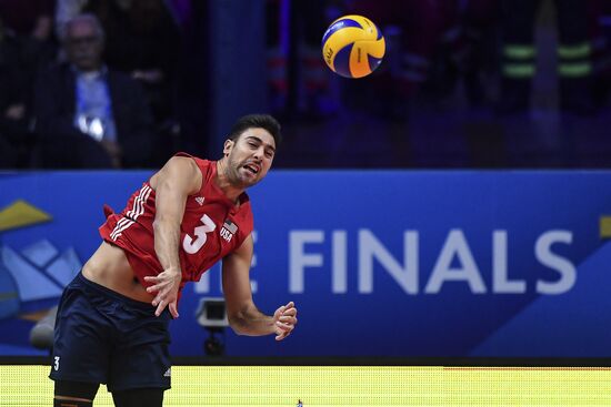 Italy Volleyball Worlds Serbia - USA