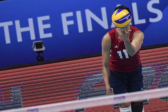 Italy Volleyball Worlds Serbia - USA