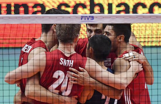 Italy Volleyball Worlds Serbia - USA