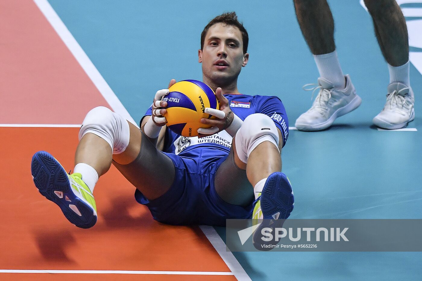 Italy Volleyball Worlds Serbia - USA