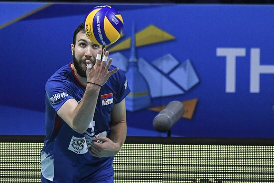 Italy Volleyball Worlds Serbia - USA