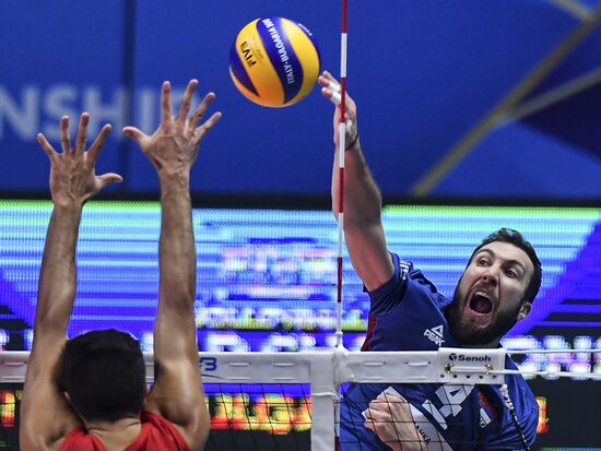 Italy Volleyball Worlds Serbia - USA