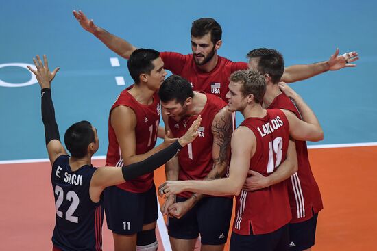 Italy Volleyball Worlds Serbia - USA