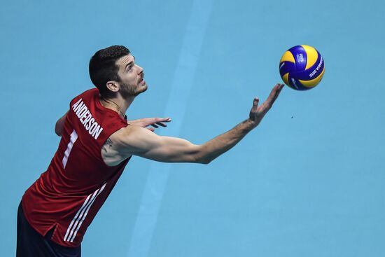 Italy Volleyball Worlds Serbia - USA