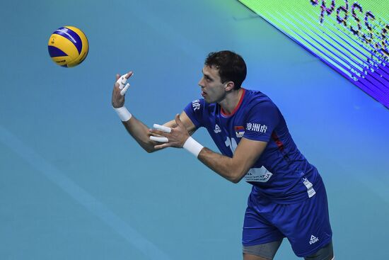 Italy Volleyball Worlds Serbia - USA