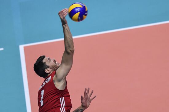 Italy Volleyball Worlds Serbia - USA