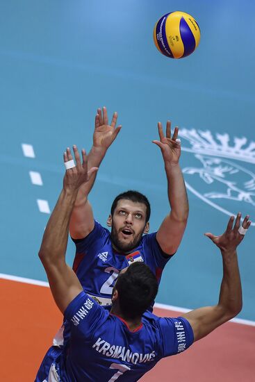 Italy Volleyball Worlds Serbia - USA