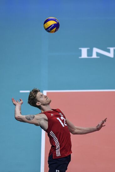 Italy Volleyball Worlds Serbia - USA