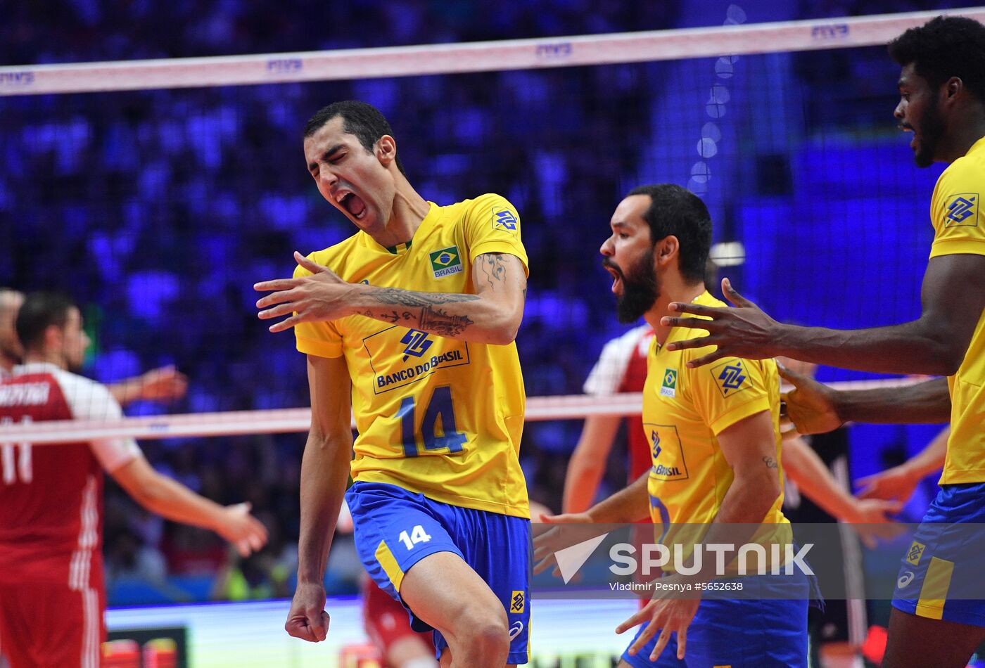 Italy Volleyball Worlds Brazil - Poland 