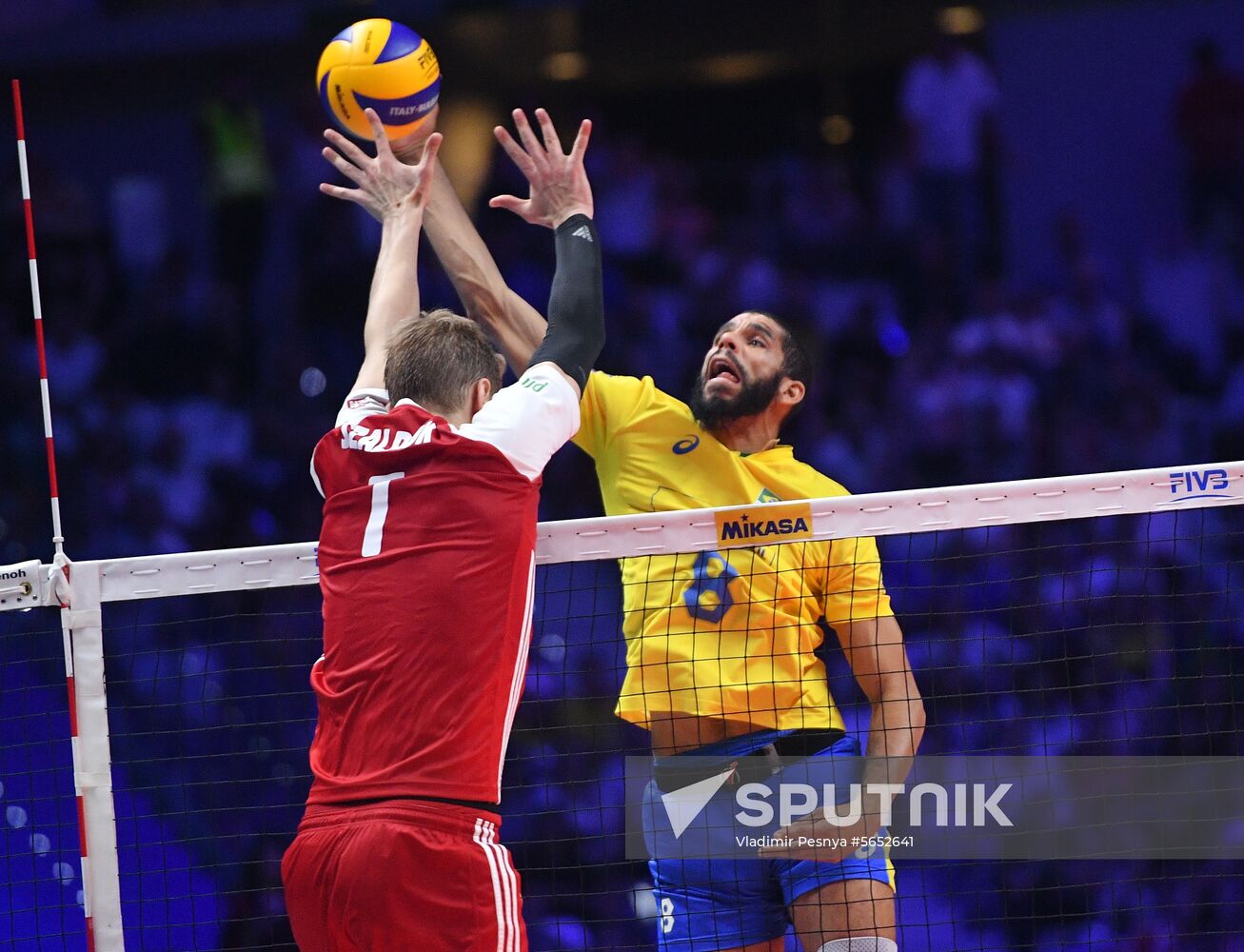 Italy Volleyball Worlds Brazil - Poland 