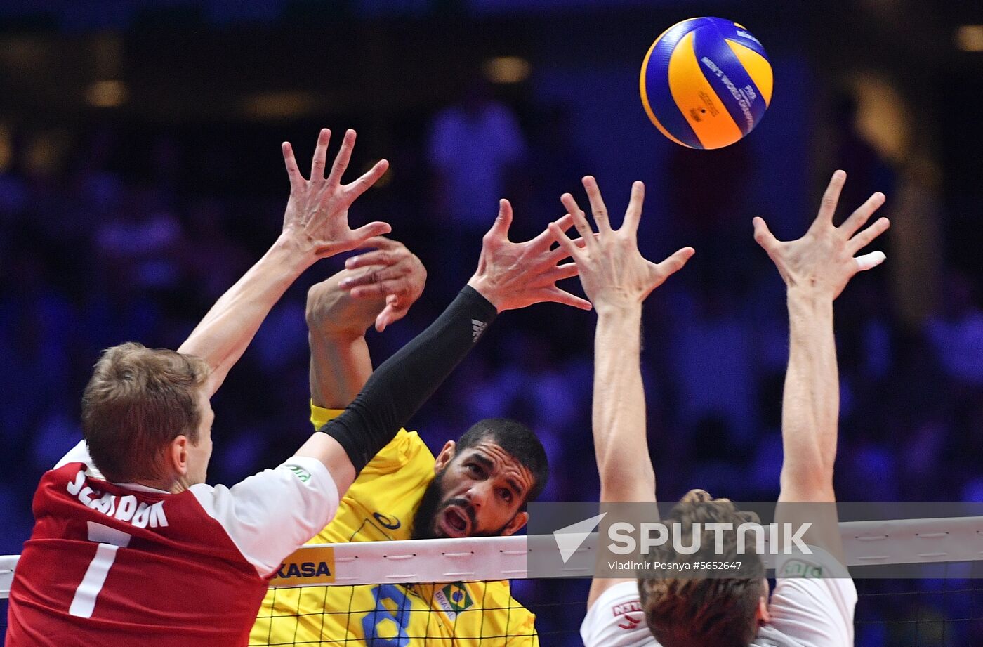 Italy Volleyball Worlds Brazil - Poland 