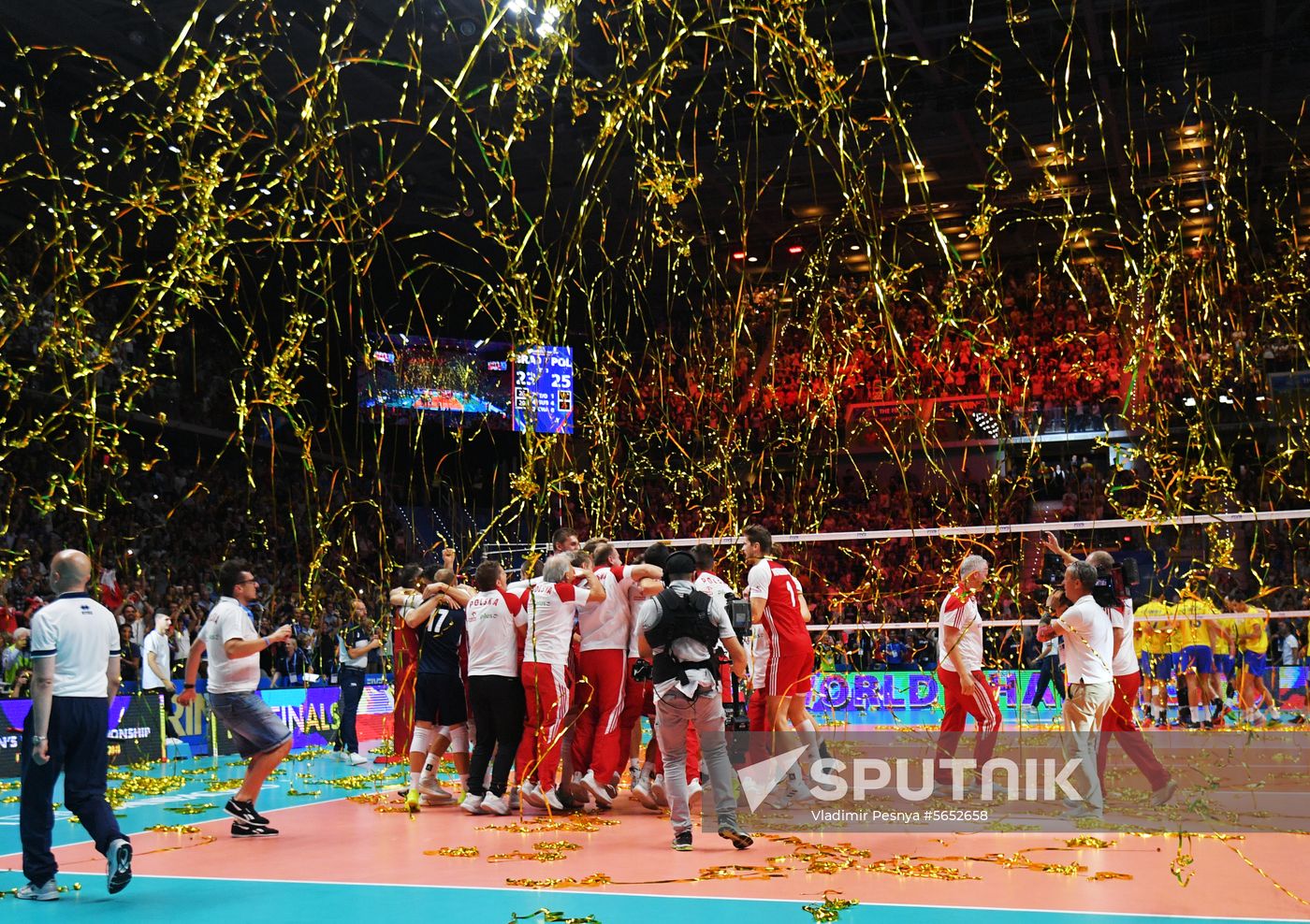 Italy Volleyball Worlds Brazil - Poland 