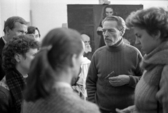 American delegation visits USSR