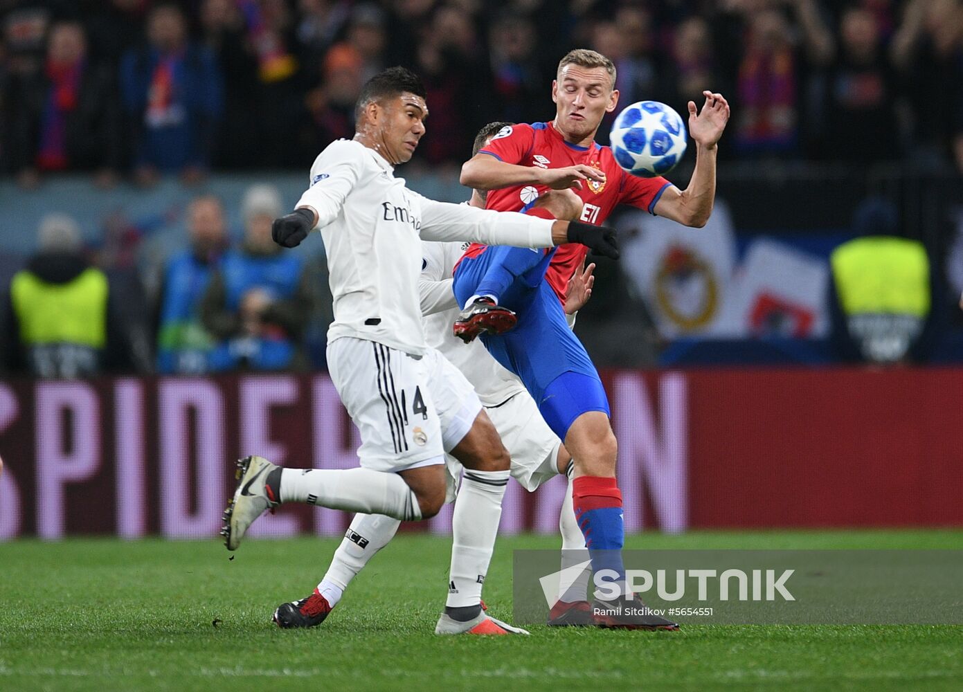 Russia Soccer Champions League CSKA - Real